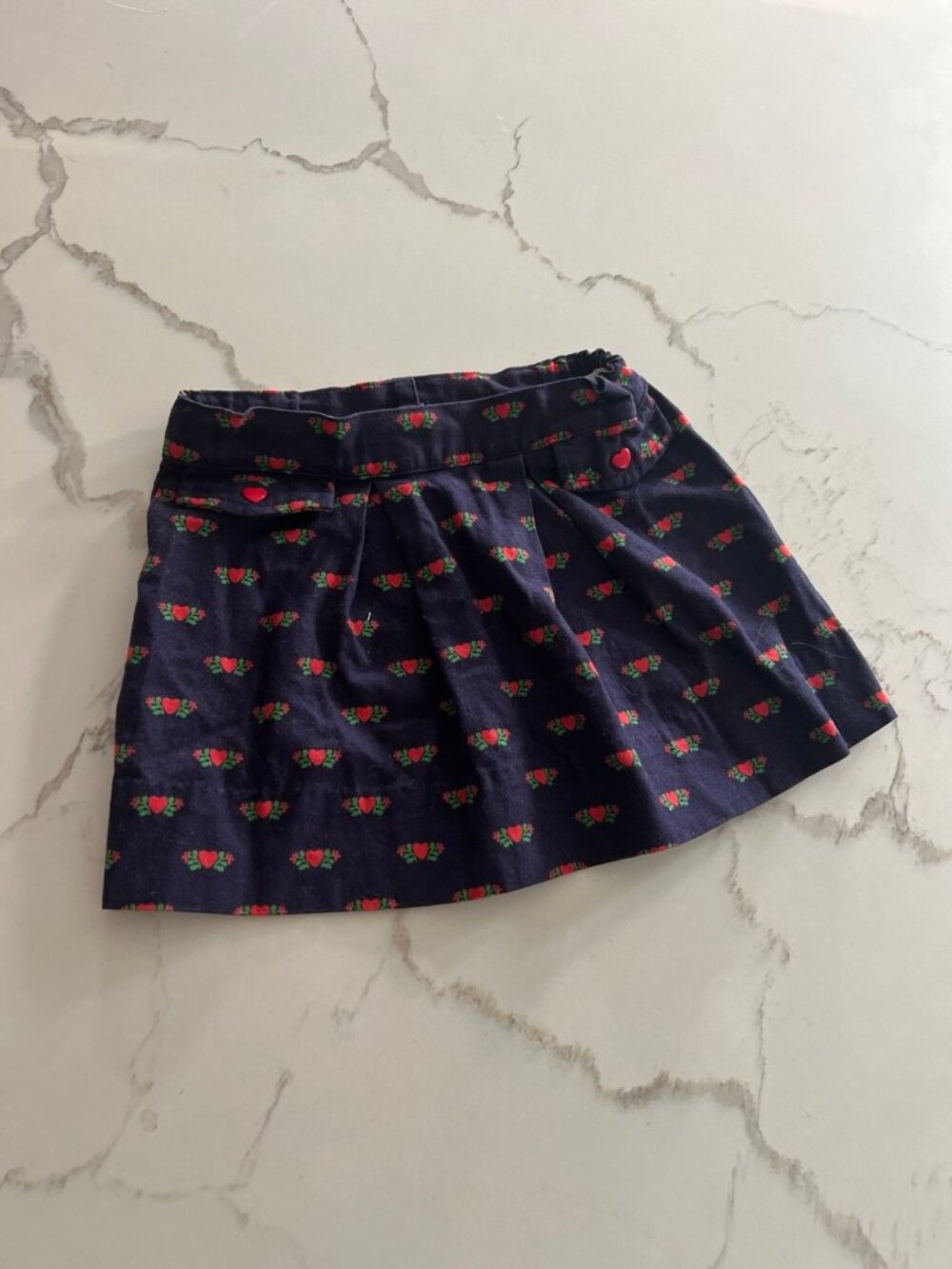 THE BEAUFORT BONNET COMPANY NAVY SKIRT girls 4T